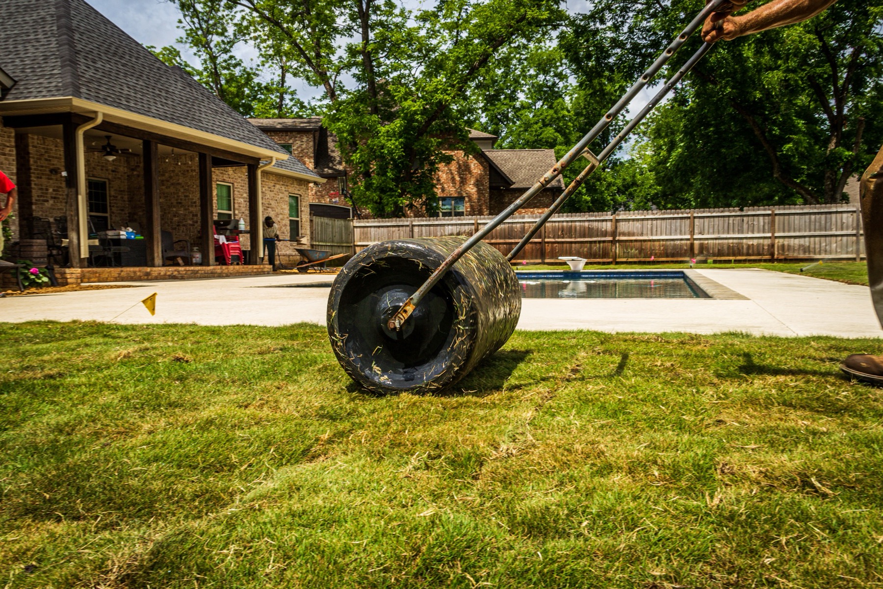 Professional lawn installation